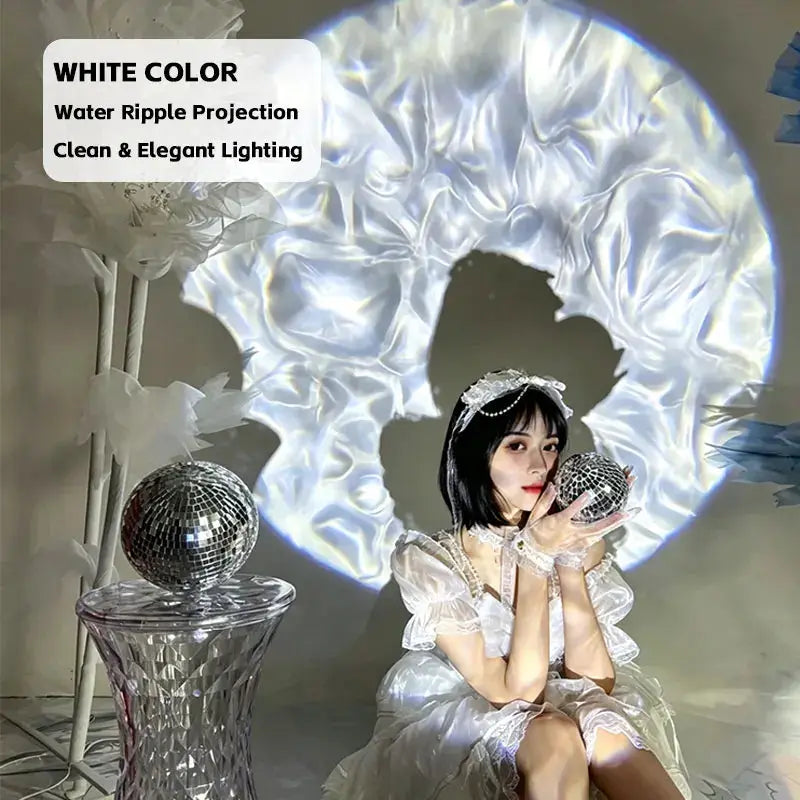 LED Water Ripple Projector | Waterproof Outdoor Beach Light | Aluminum