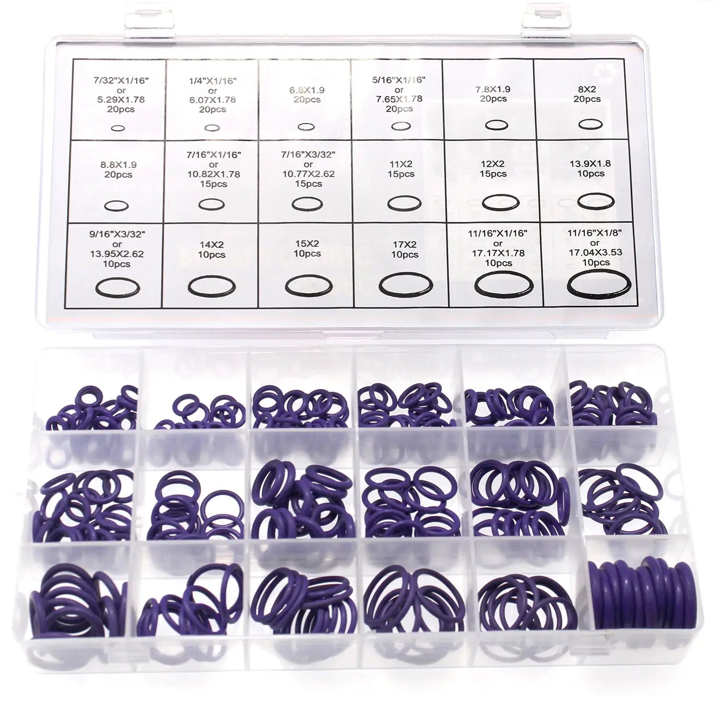 O-Ring Assortment Kit Set Nitrile Rubber High Pressure O-Rings NBR Sealing Kit for Plumbing Automotive and Faucet Repair O-Rings from PriceLows™