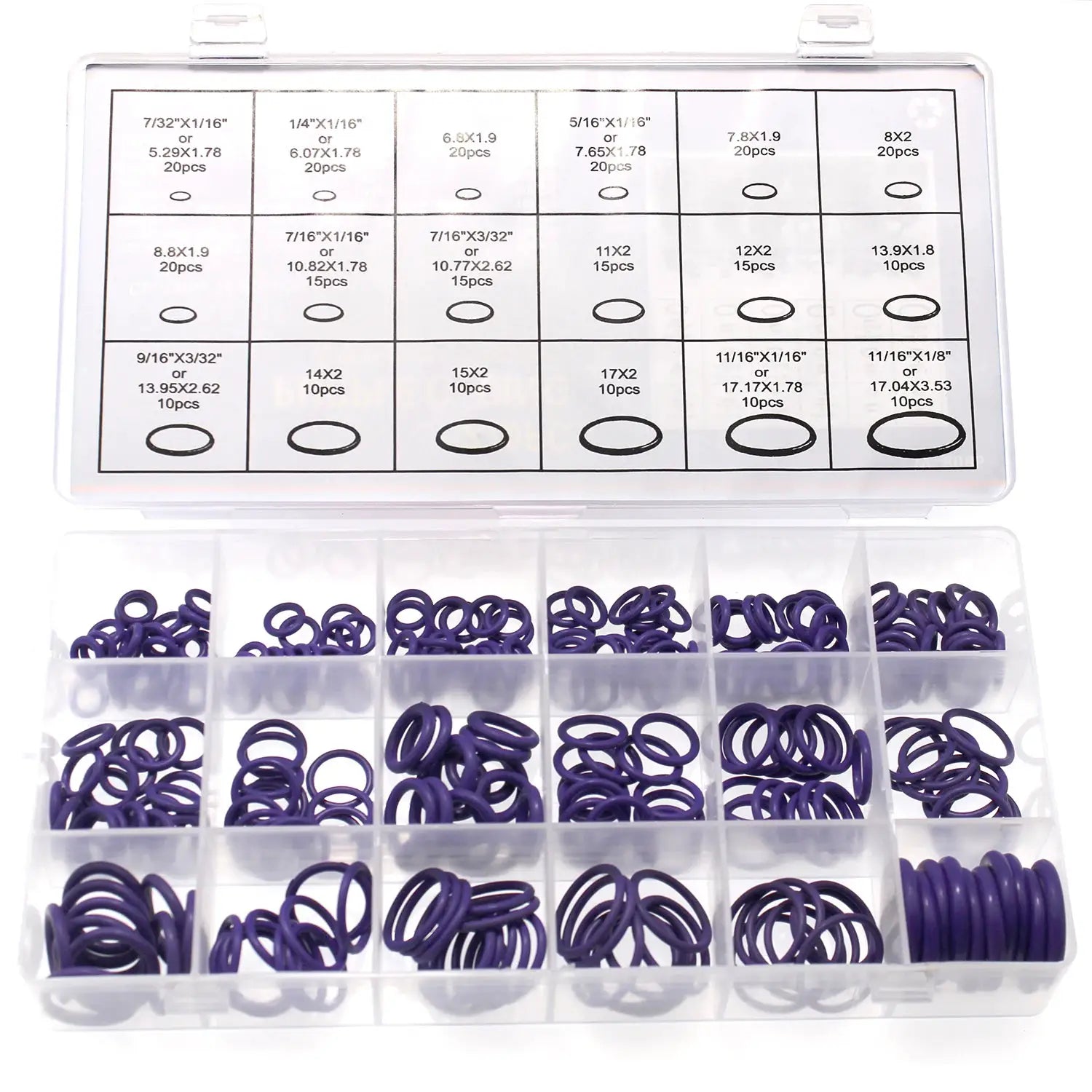 O-Ring Assortment Kit Set Nitrile Rubber High Pressure O-Rings NBR Sealing Kit for Plumbing Automotive and Faucet Repair O-Rings from PriceLows™