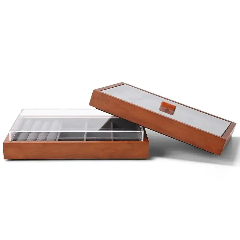 Jewellery Box Organiser Wooden Jewelry Storage Box Jewelry Storage Box Jewelry Necklace Ring Display Box Earring Storage from PriceLows™