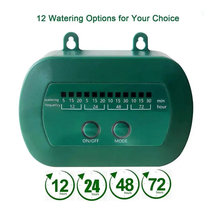 Solar Intelligent Irrigation Kit 6V 2W with Built-in 1800mAh Battery Irrigation for Potted Plants DIY Timed Watering Device from PriceLows™