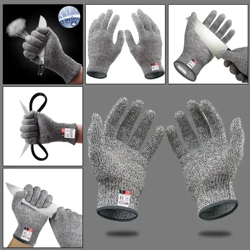 Level 5 Industry Kitchen Gardening Anti-Scratch Anti-cut Glass Cutting Multi-PurposeSafety Anti Cut High-strength Gloves from PriceLows™