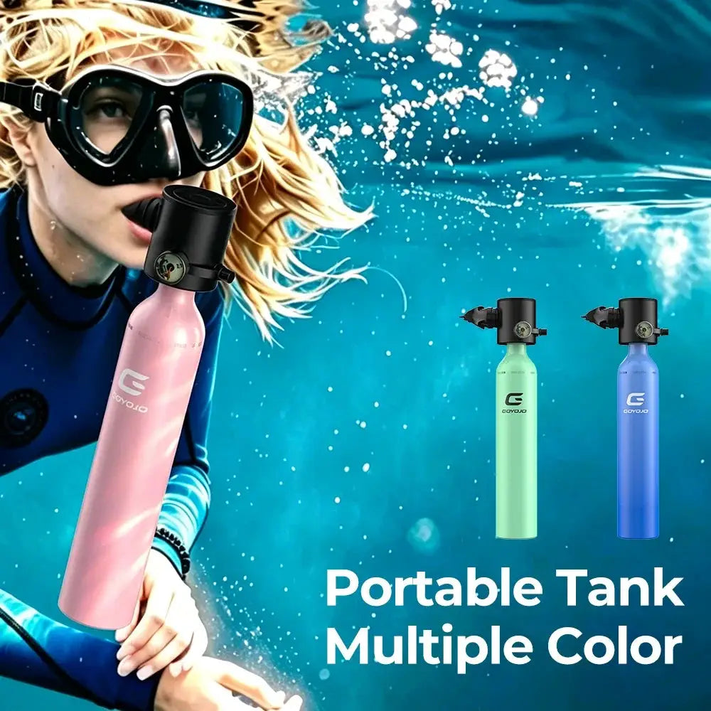 0.5L Mini Scuba Tank Diving Cylinder Scuba Diving Tank 3000PSI Small Pony Bottle 5-10 Mins Underwater Breathing for Snorkeling from PriceLows™