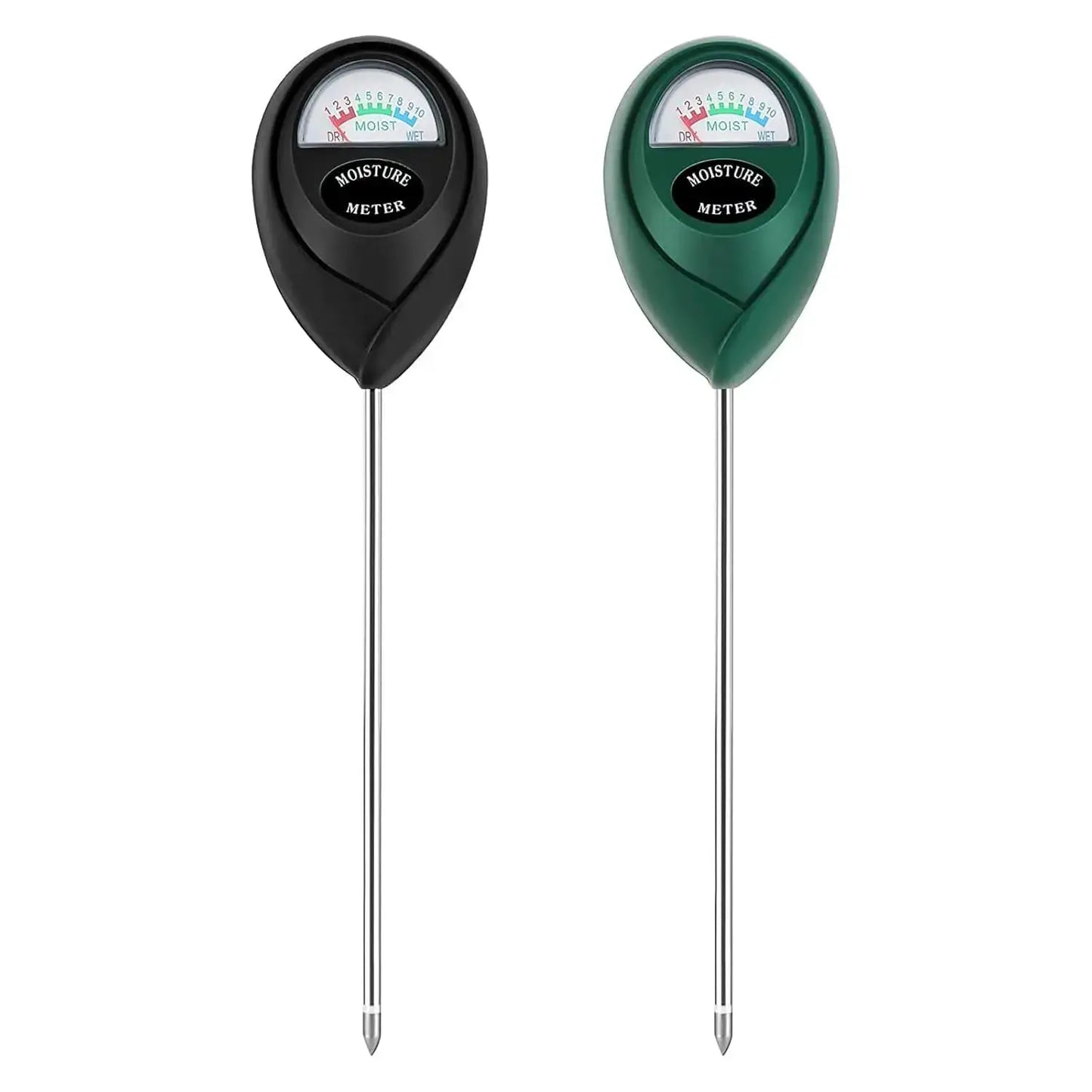 Soil Moisture Meter for Plants, No Battery Needed, Indoor Outdoor Use, Green+Black from PriceLows™