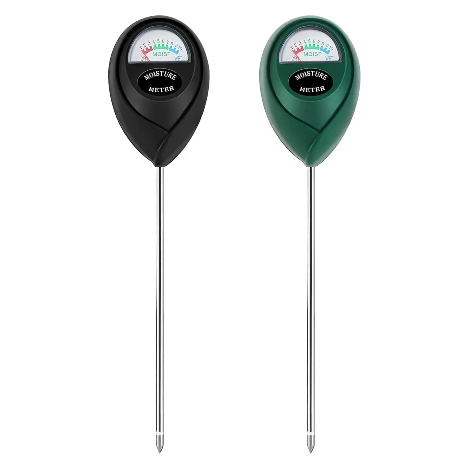Soil Moisture Meter for Plants, No Battery Needed, Indoor Outdoor Use, Green+Black from PriceLows™