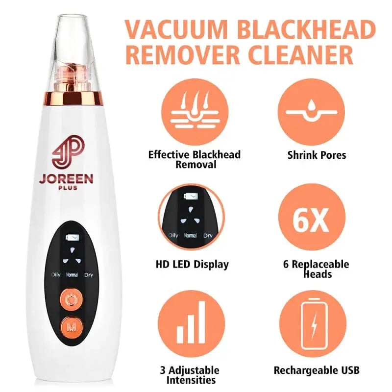 Blackhead Remover Pore Vacuum - JOREEN PLUS (Update)Electric Blackhead Remover Tool Acne Extractor Facial Cleansing Tool Kit,Sui from PriceLows™