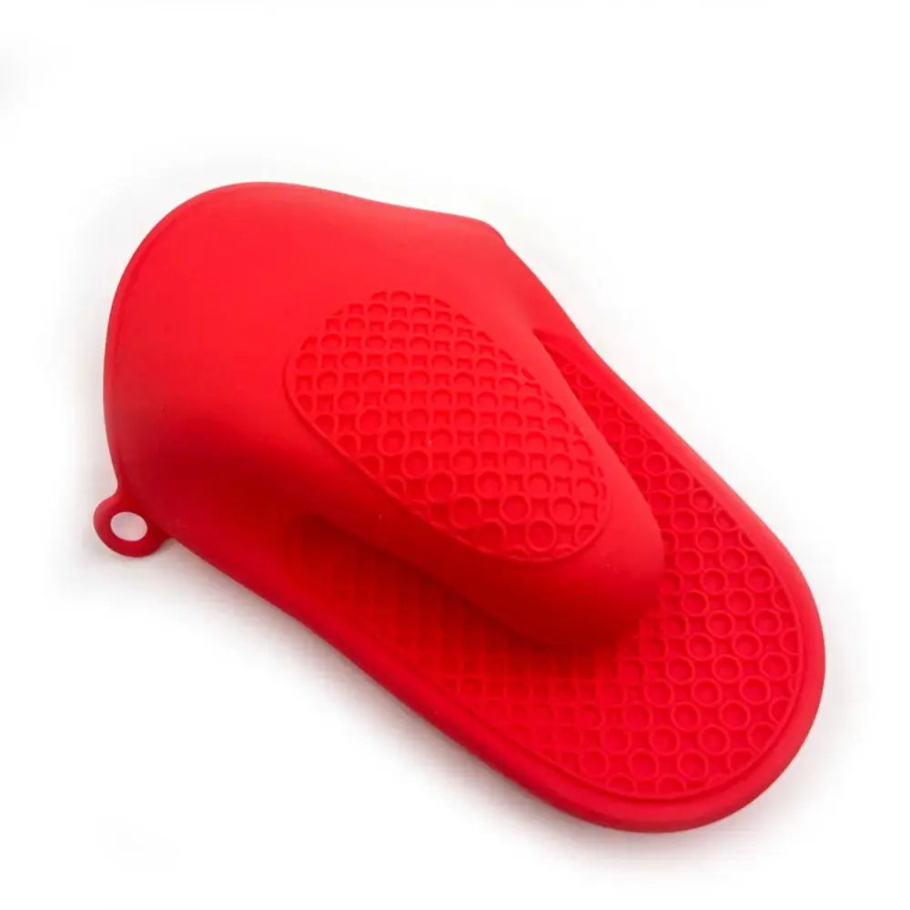 Silicone Oven Mitt | Heat Resistant | Non Slip Grip | Black Grey Red Blue
