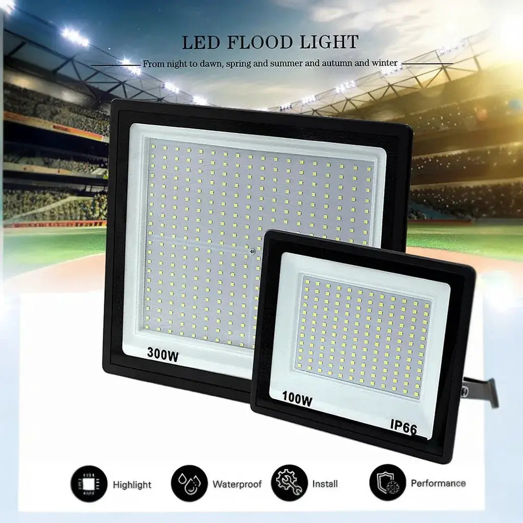 LED Floodlight | IP66 Waterproof | Aluminum Body | 100W To 300W