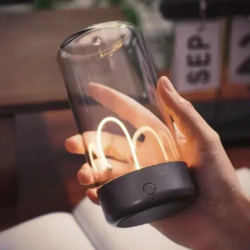 Portable quantum wire ambient magnetic light Type-C charging, eye protection function, bedroom, study, camping, Christmas gift from PriceLows™