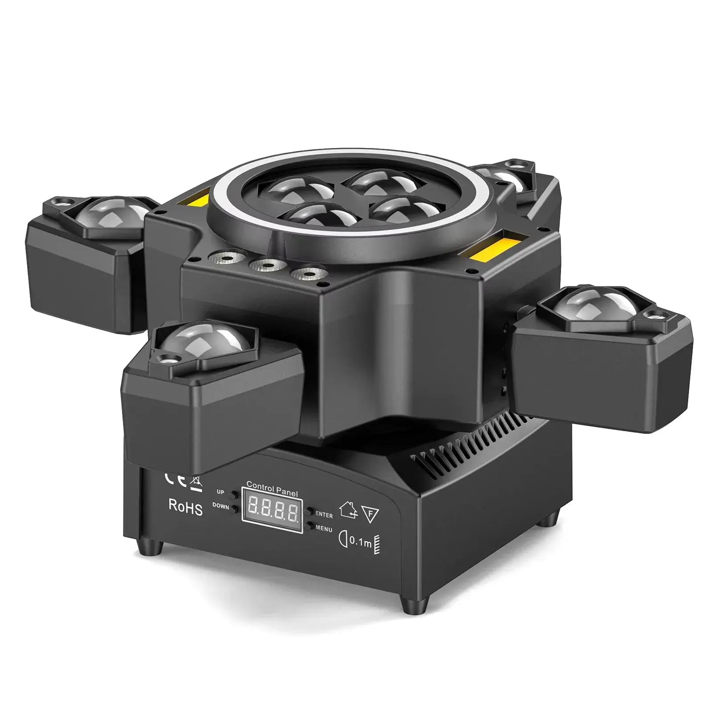 120W 4in1 RGBW Moving Head Light Beam Effect Lights Laser Light Remote Control Stage Lighting for DJ Disco Party Concert Theater from PriceLows™