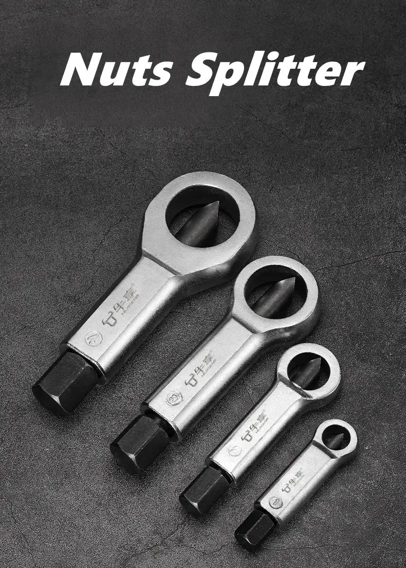 Heavy-Duty Nut Screw Splitter Set Remover Tools Nut Breaker Tool Durable Portable Manual Remover Extractor Hand Splitting Tool from PriceLows™