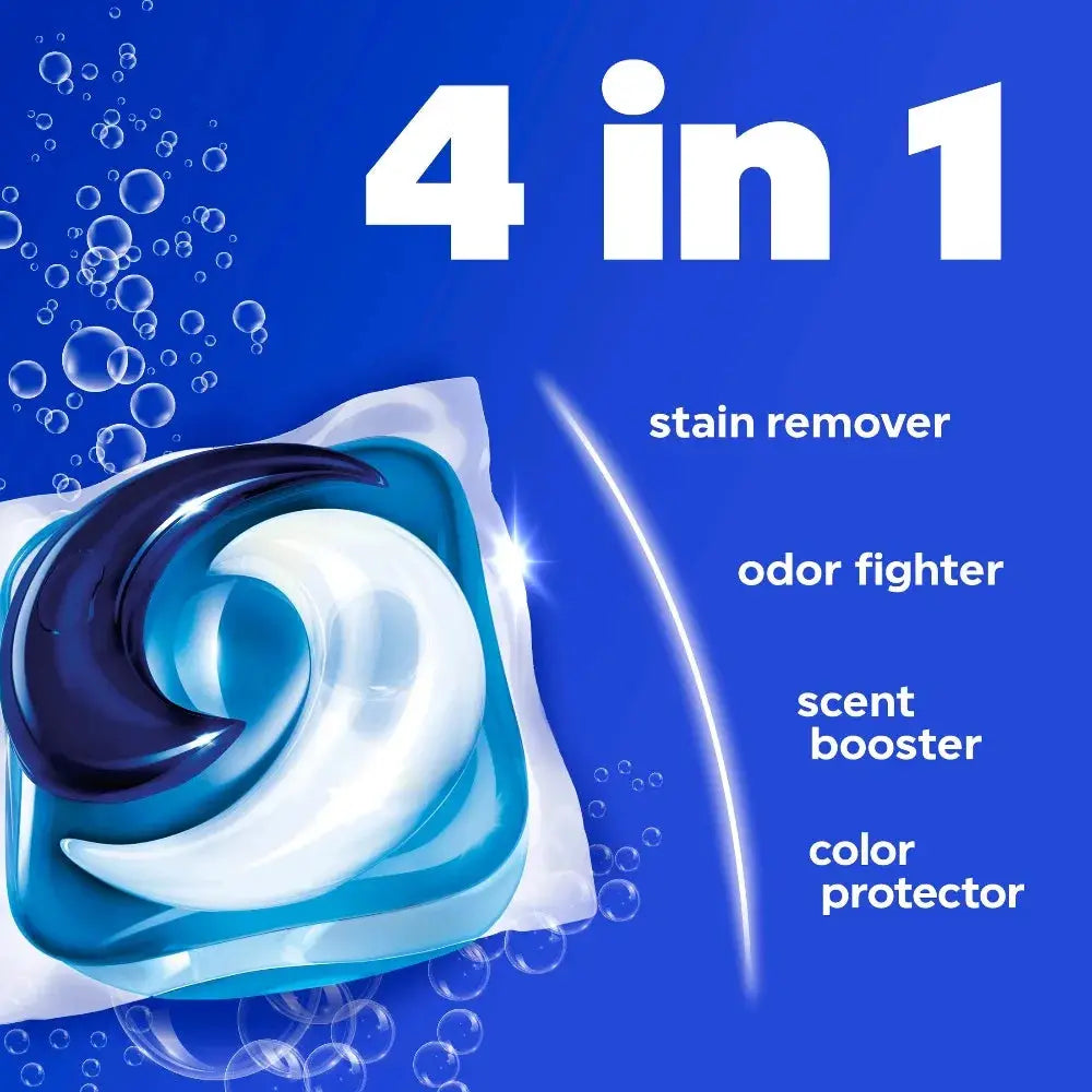 Laundry Detergent Pods | Heavy Duty Stain Power | Fresh Oxi Scent | 32 Pack
