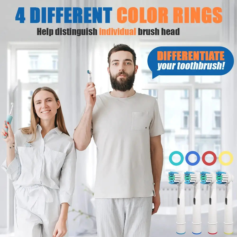 4 8 12 20 Pack Compatible with Oral B Electric Toothbrush Replacement Brush Heads, Toothbrushes Head Refills for Pro 1000 7000 from PriceLows™