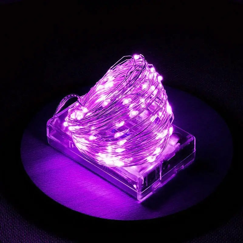 Fairy Lights Battery Operated Wedding Centerpiece Table Decorations Party Christmas Silver Wire String Lights Battery Powered from PriceLows™