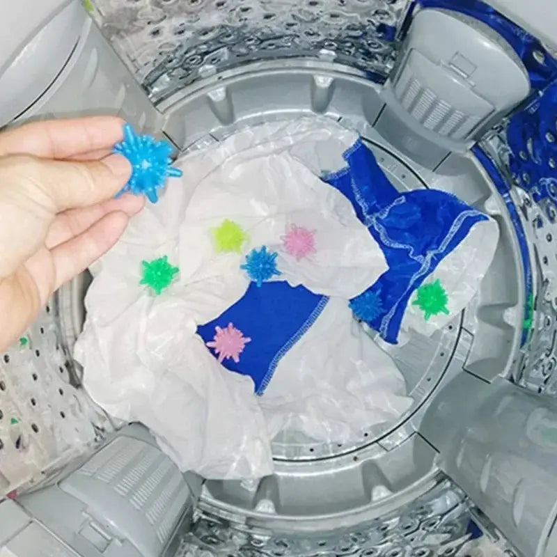 5Pc Anti-Tangle Hair Lint Remover Washing Machine Cleaning Ball Household Supplies Random Color Decontamination Laundry Ball from PriceLows™