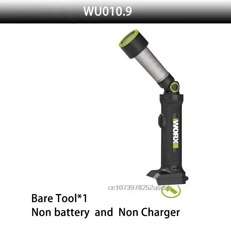 WORX WU010 Multi-function Flashlight Outdoor Portable LED Light Universal Wide Interface Univeral 20V Green Battery Platform from PriceLows™