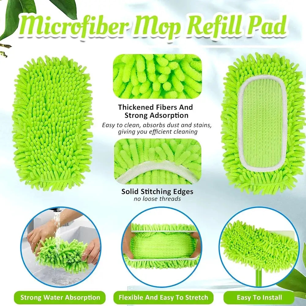 Replacement Mop Pad for Swiffer Sweeper Mop Dry Wet Mop Refills for Floor Cleaning Microfiber Washable Reusable Pads from PriceLows™