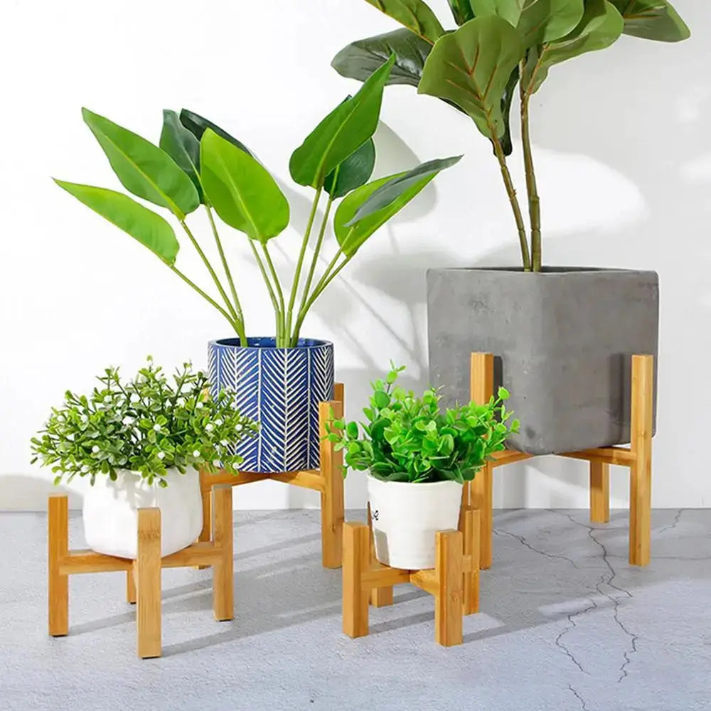 Floor-Standing Bonsai Display Stand Wood Flowerpot Holder Flower Pot Base Indoor Outdoor Home Decoration Tray Garden Supplies from PriceLows™