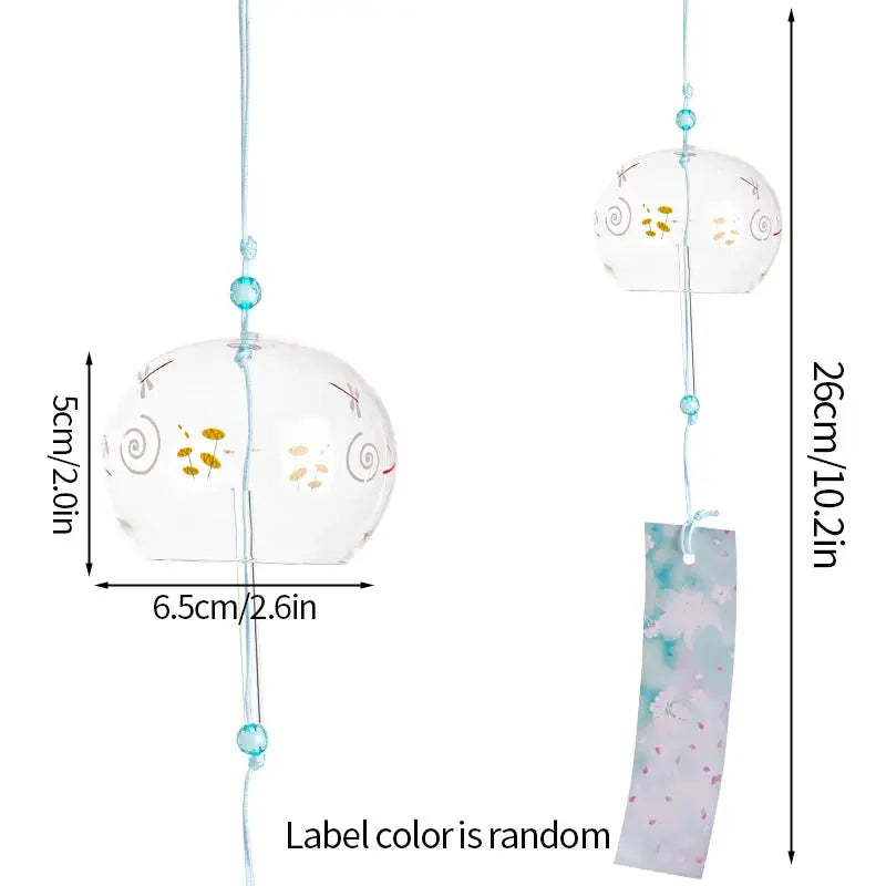 Stained Glass Wind Chimes Small Golden Fish Wind Chimes Can DIY Hand-painted Outdoor Hanging Ornaments Birthday Gift Crafts from PriceLows™