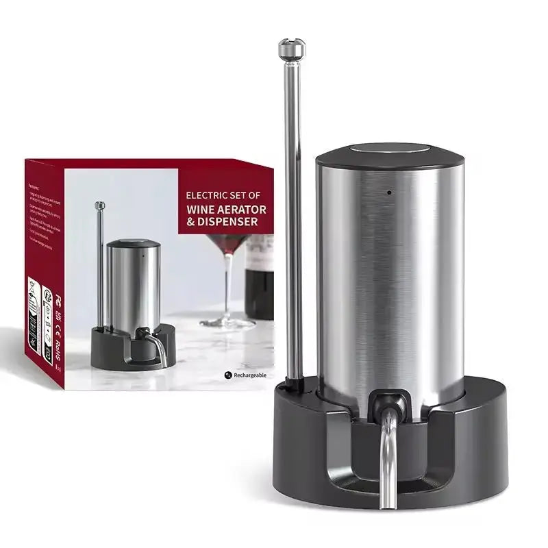 Rechargeable Electric Wine Aerator Dispenser Automatic Wine Decanter Intelligent Electric Wine Dispenser Party Kitchen Tool Gift from PriceLows™