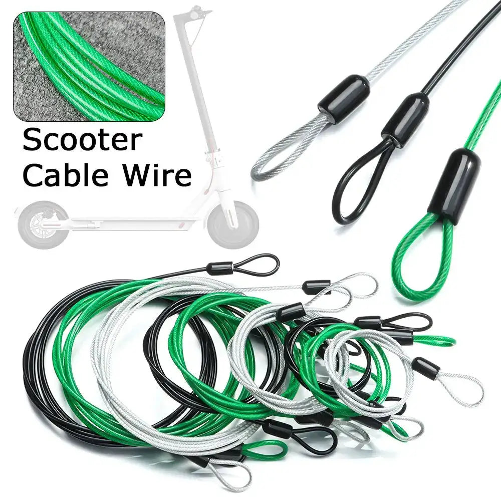 0.5/1/2Meters Security Safety Rope Anti-theft Ropes Cycling Strong Wire Bicycle Lock Wire Steel Cable Lock Road Bike Lock from PriceLows™