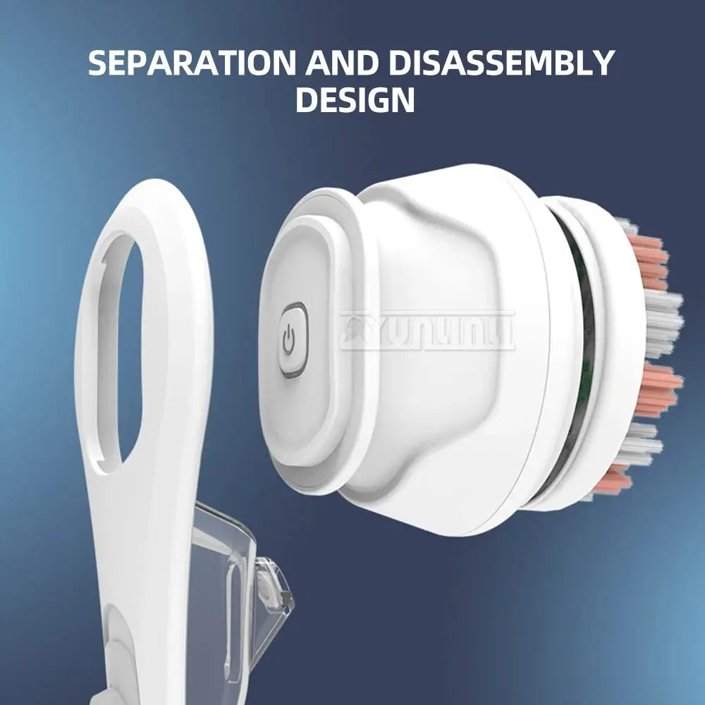 Electric Bath Brush | Long Handle | Six In One | One Size
