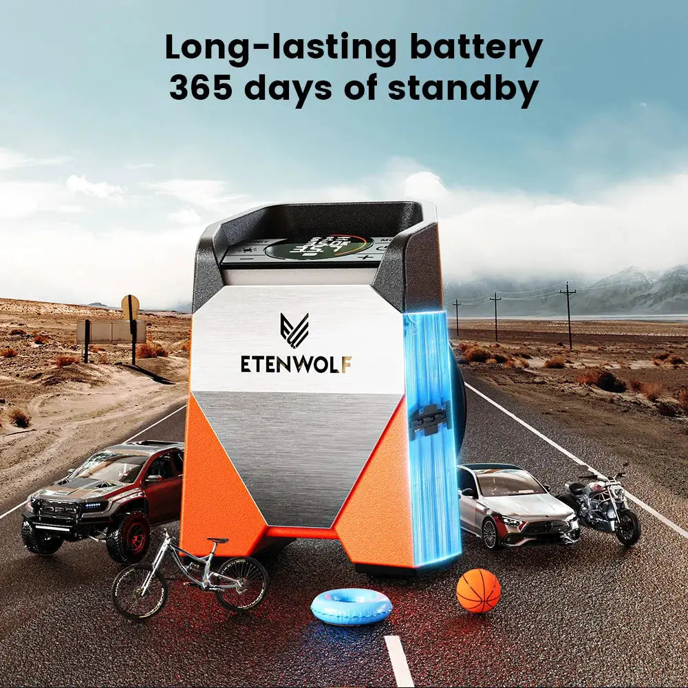Portable Tire Inflator | 7800mAh Battery | 100 Percent Duty Cycle | S3C