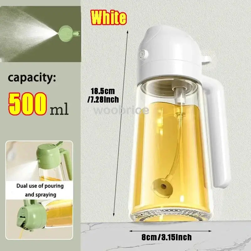 Oil Sprayer | Glass Bottle | Anti Leakage | 2 In 1