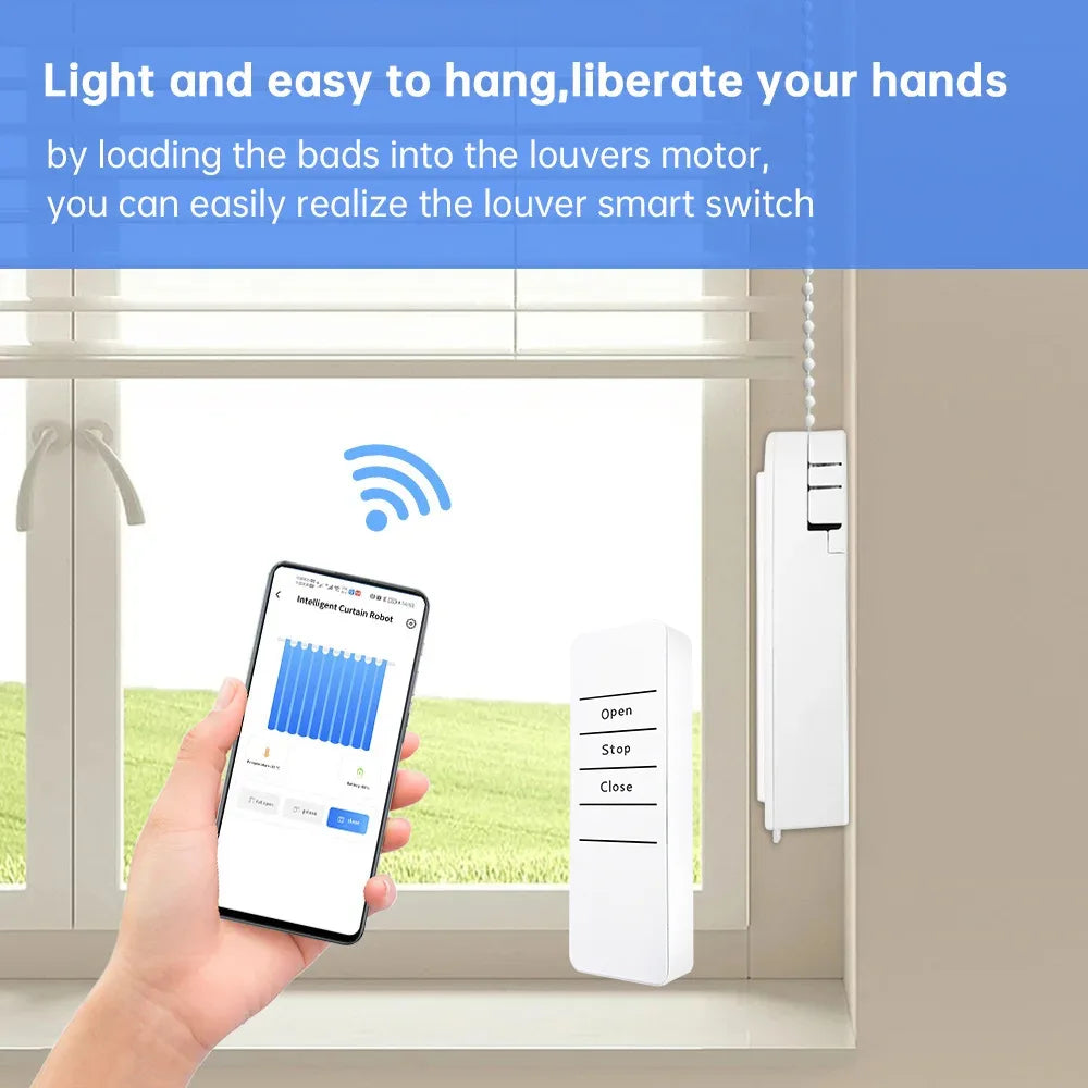 WiFi Electric Blind Roller Motor Silent Motor with Remote APP Voice Control With Alexa Google Home Automation Window Treatments from PriceLows™