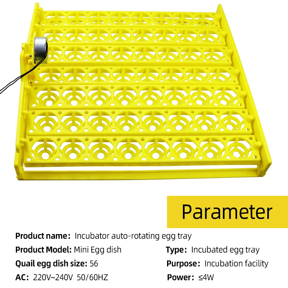 Egg Incubator | 56 Egg Capacity | Automatic Turn Tray | 220-240V