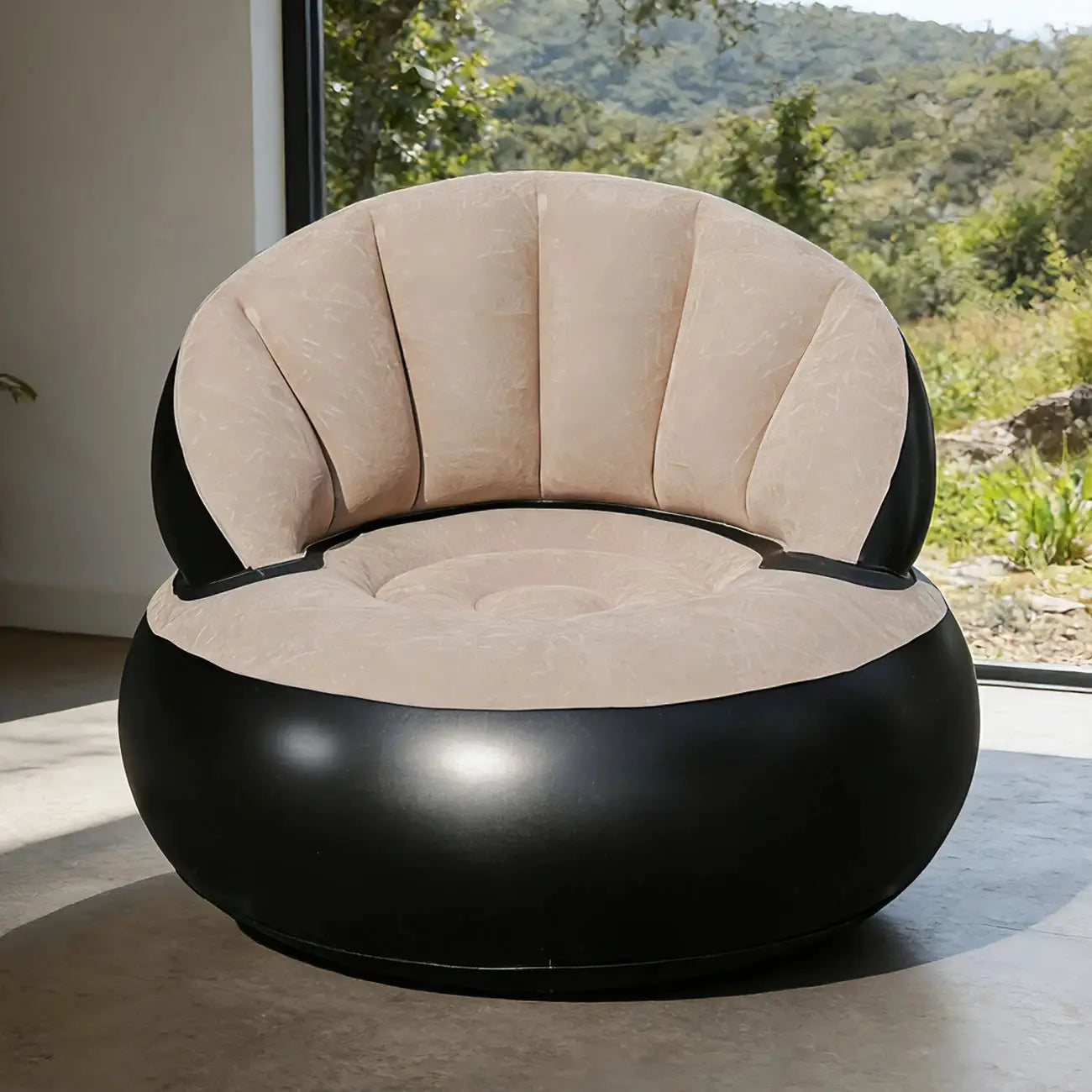 Inflatable Sofa | Thickened PVC | Foldable | Garden One-Seat from PriceLows™