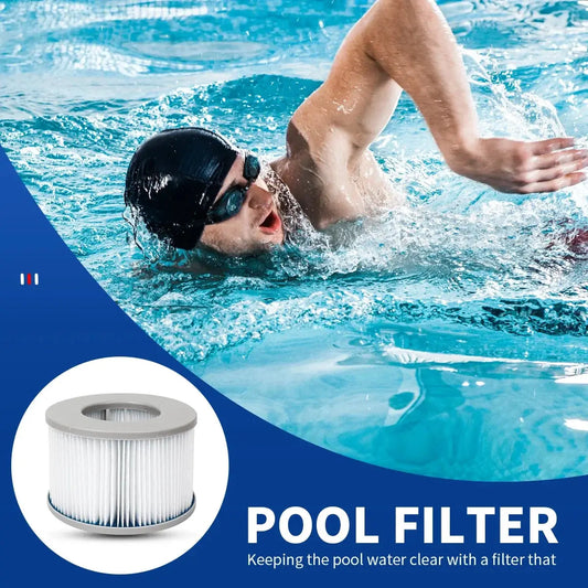 2-6pcs for MSPA Inflatable Hot Tub Spa Bath Water Filter Cartridge Pump Replacement Kit M-spa Swimming Friendly Swimming Pool from PriceLows™