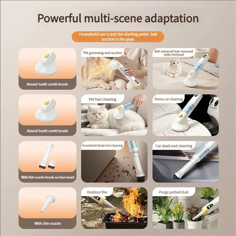 Pet Vacuum Cleaner | Cyclonic Technology | Strong Suction | Car And Home