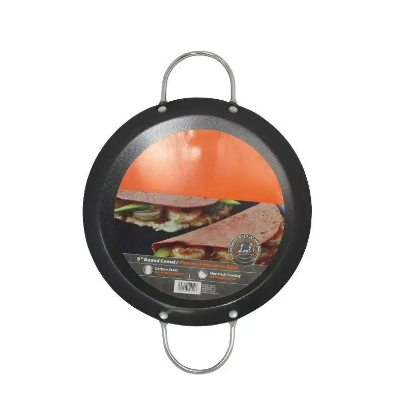 Comal | Carbon Steel | Nonstick | 9 Inch With Metal Handles
