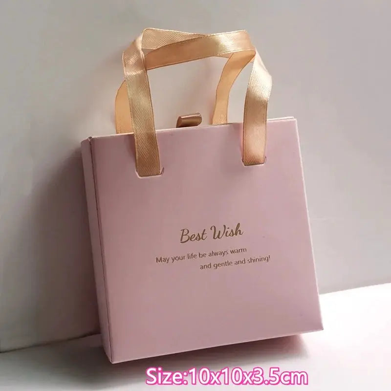 Paper Pull-Out Drawer Jewelry Box Handheld Jewelry Packaging Box Wearing Armor Ring Earring Necklace Storage Gift Box from PriceLows™