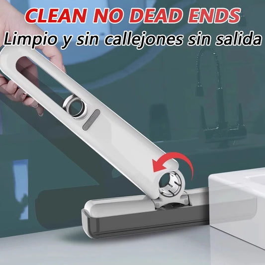 Mini squeezable mop with powerful folding design. Household cleaning tool. No hand washing required. Strong water absorption. from PriceLows™