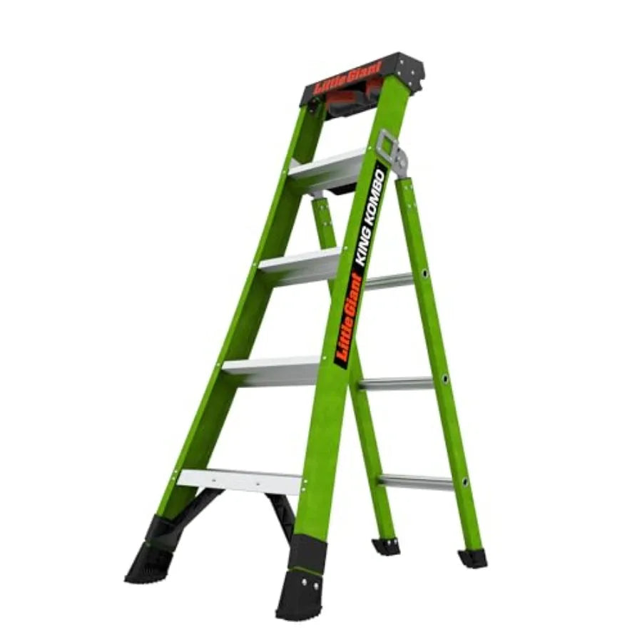 【Spot goods】Ladder Systems 13905-001 King Kombo 3-in-1 Ladder 5 Ft Green from PriceLows™