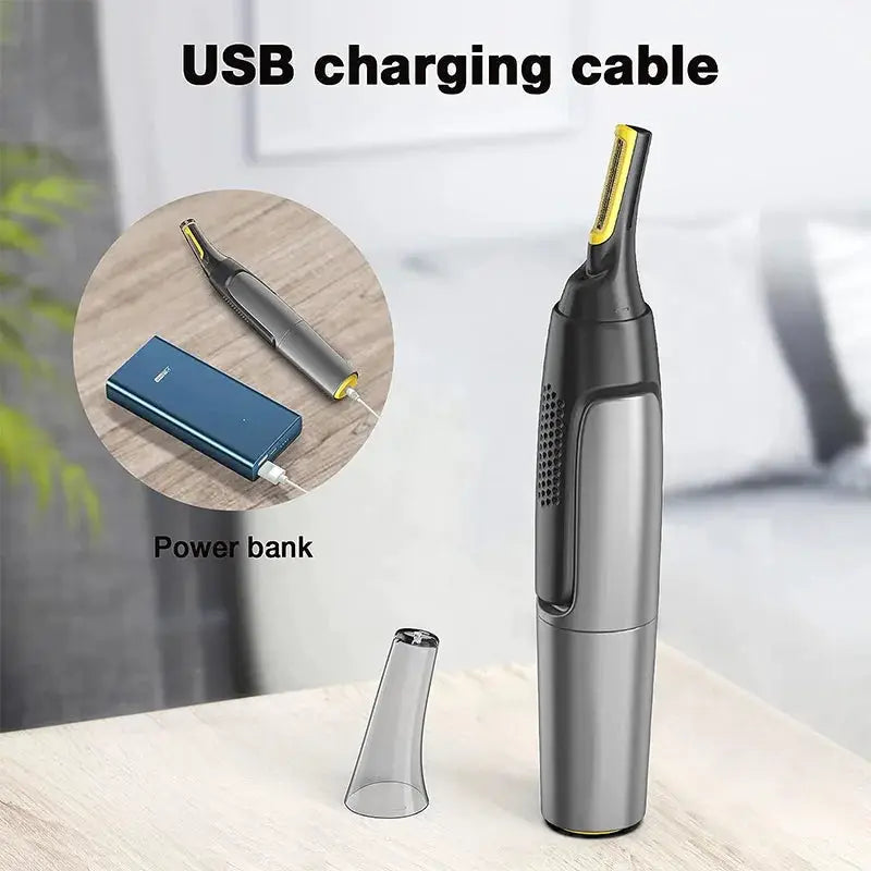 Ultra thin Precision Trimmer Electric Nose hair trimmer Mini Portable Ear Trimmer for Men Nose Hair Shaver Waterproof Safe Clean from PriceLows™