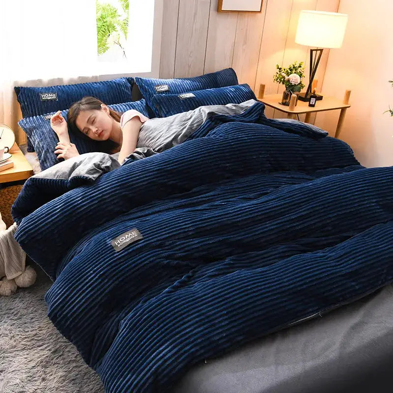 Velvet Duvet Cover | 300gsm Heavyweight | Solid Color | Twin Queen King