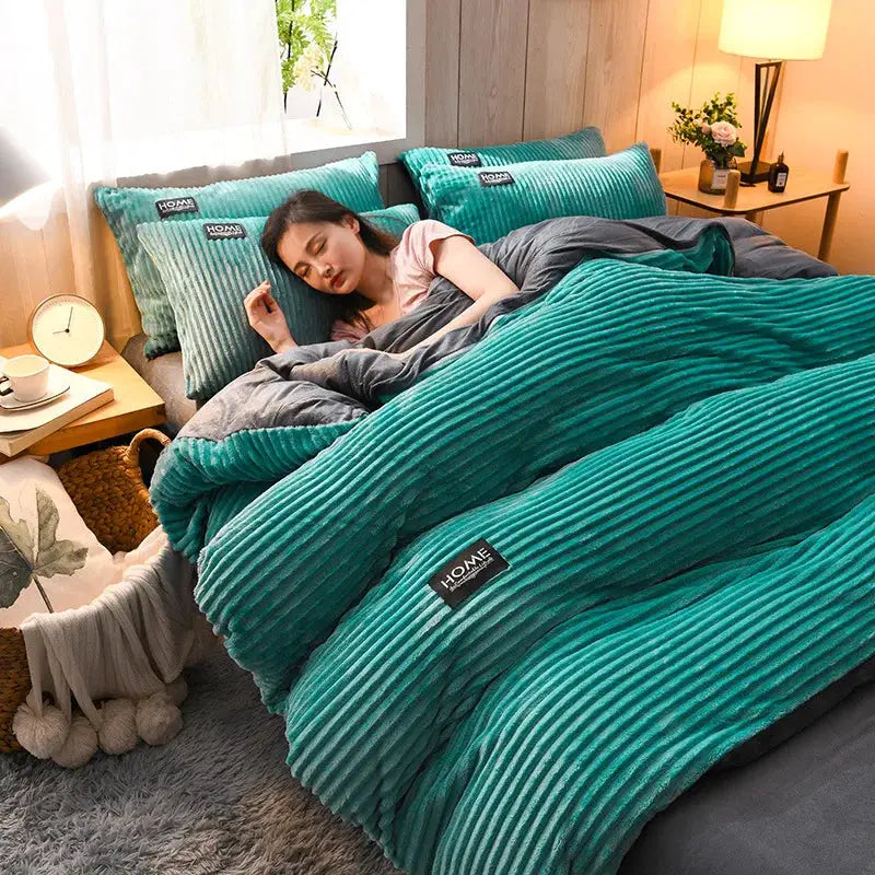 Velvet Duvet Cover | 300gsm Heavyweight | Solid Color | Twin Queen King