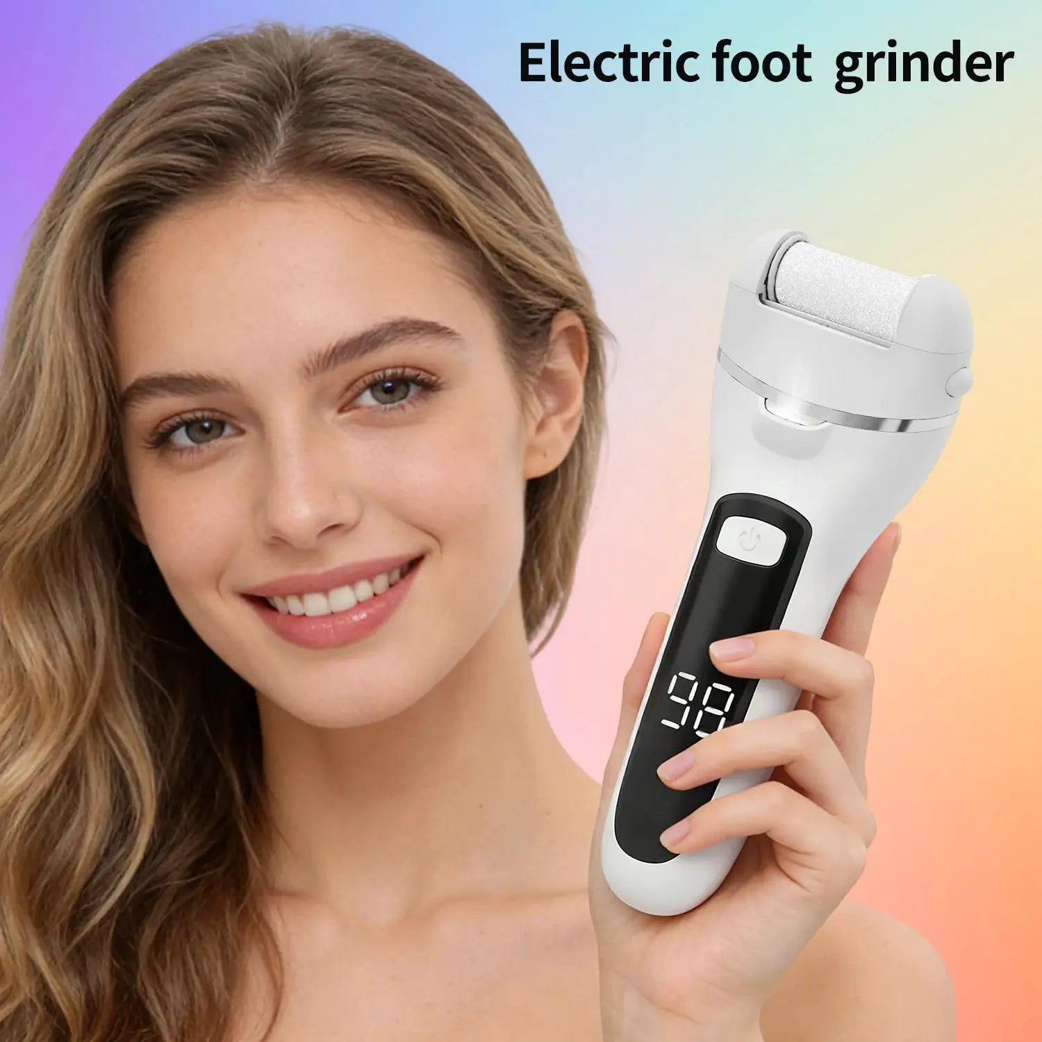 Rechargeable Electric Callus Remover Professional Pedicure Machine Foot File Grinder with 3 Heads for Dead Skin Removal from PriceLows™