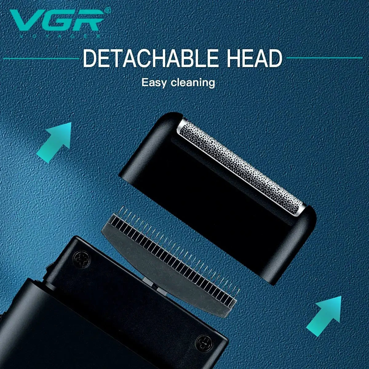 Electric Shaver | Stainless Steel Blade | USB Charging | Model V390