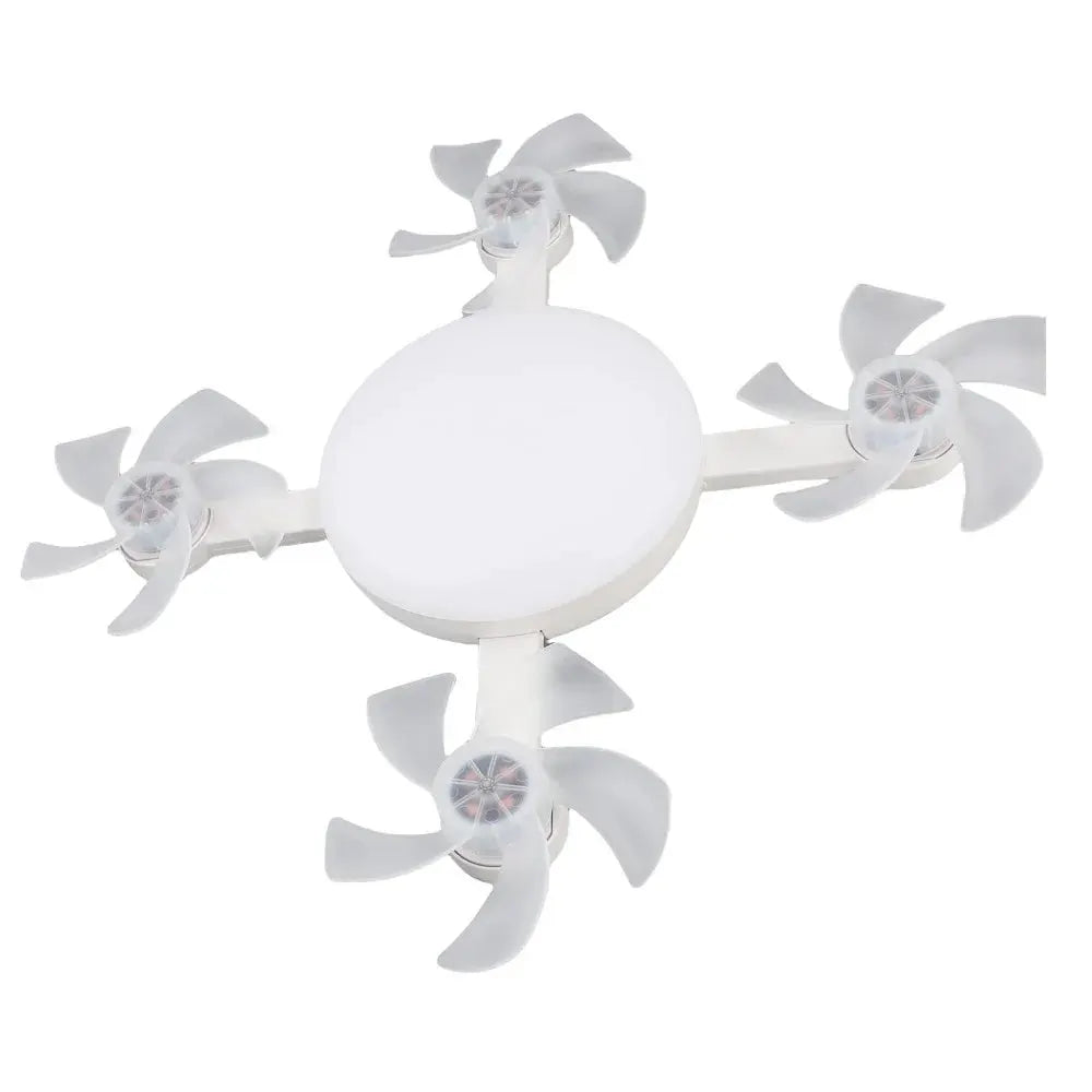 Ceiling Fan | Remote Control | E26 and E27 Lamp Socket | 3 Speeds 4 Head