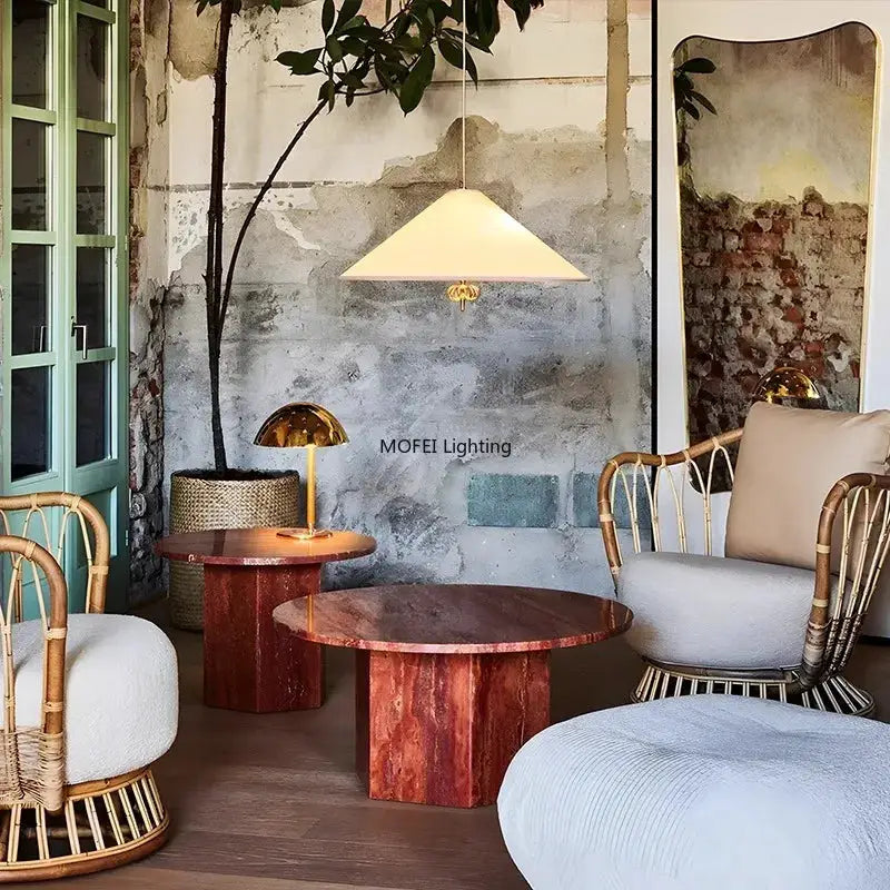 Polished Copper Pendant Light | E27 Base | Includes Bulbs