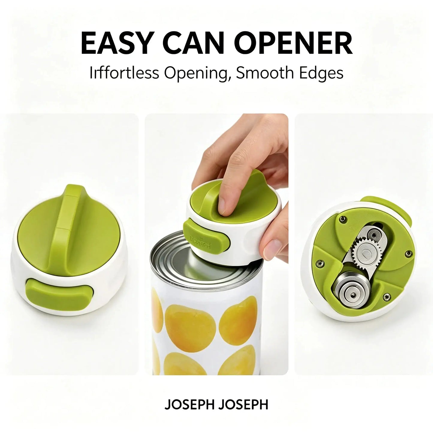 Can Opener | Portable Stainless Steel | Gear Safe Smooth Edge | One Size