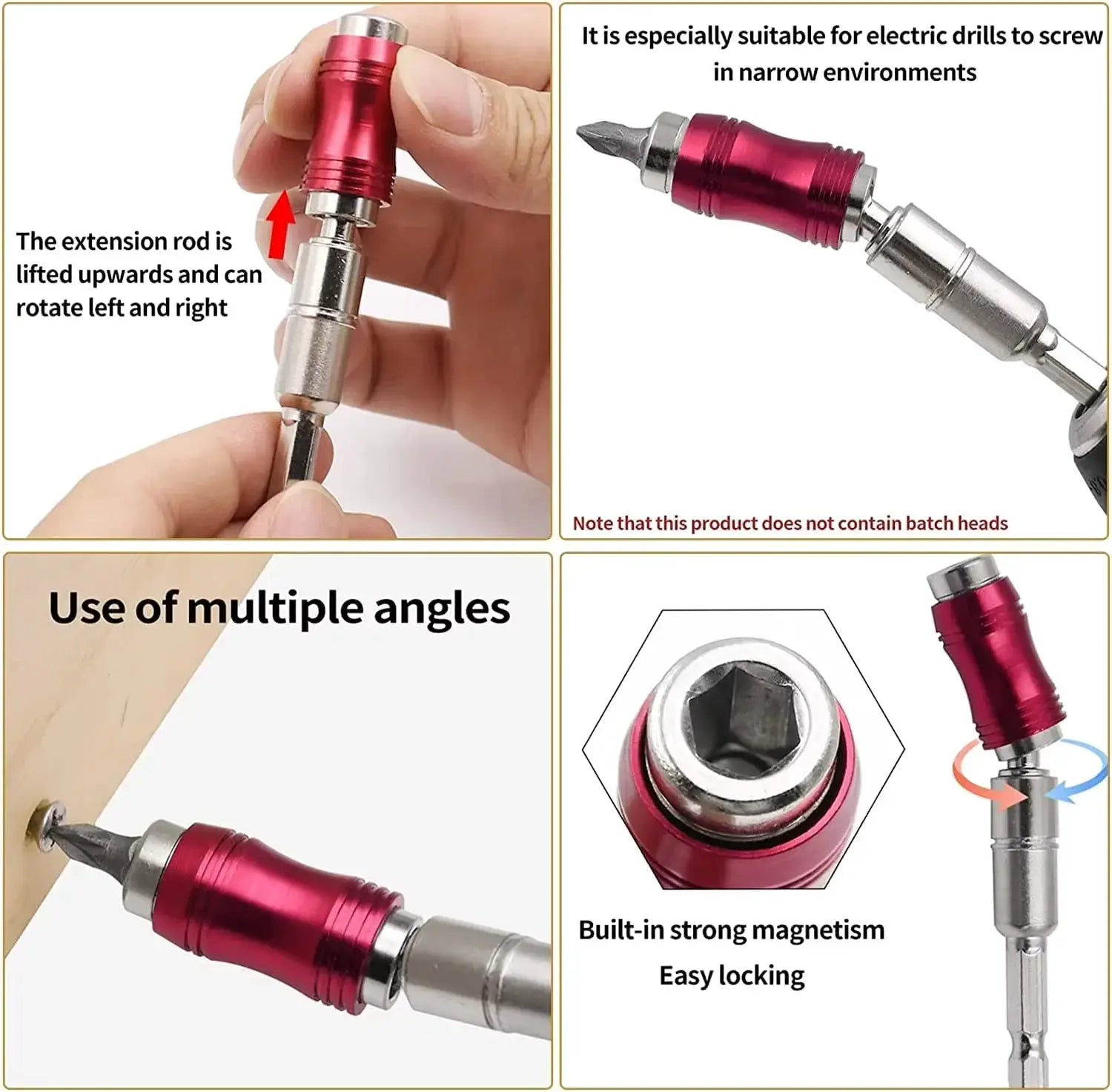 Rafford PH2 Magnetic Steel Screwdriver Bit Set — 15-Piece S2 Steel Impact Bit Set, Multi-Size Tool Accessories from PriceLows™