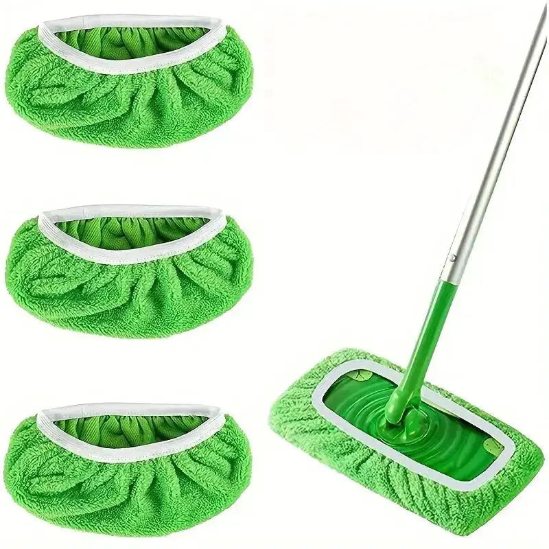Kitchen Cleaning Accessories Flooring Cleaning Cloths Mop Head Replacement Washable Rag Towel Reusable Microfiber Mop Pads from PriceLows™