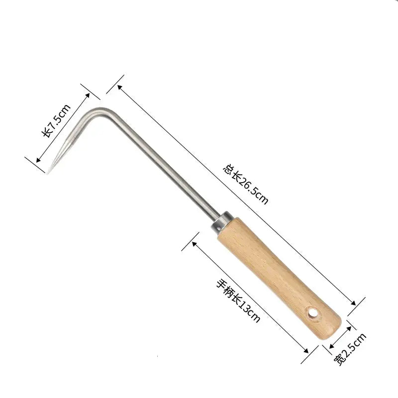 Stainless Steel Gardening Weeder | Manual Root Puller | Portable Hand Tool