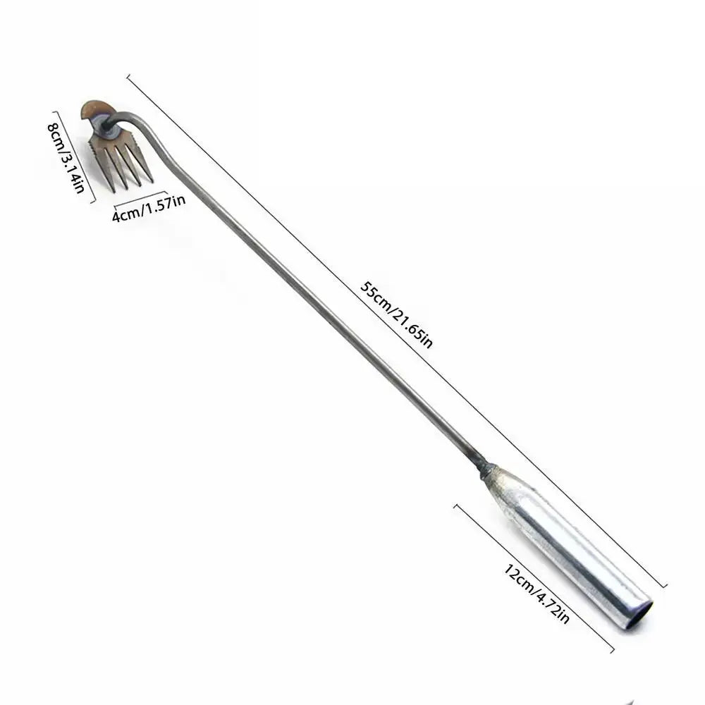 2 In 1 Garden Rake Manual WSeed Grass Rooting Tool Puller Shovel 4 Teeth Weeding Removal Hand Gardening Loose Soil Tool Weeder from PriceLows™