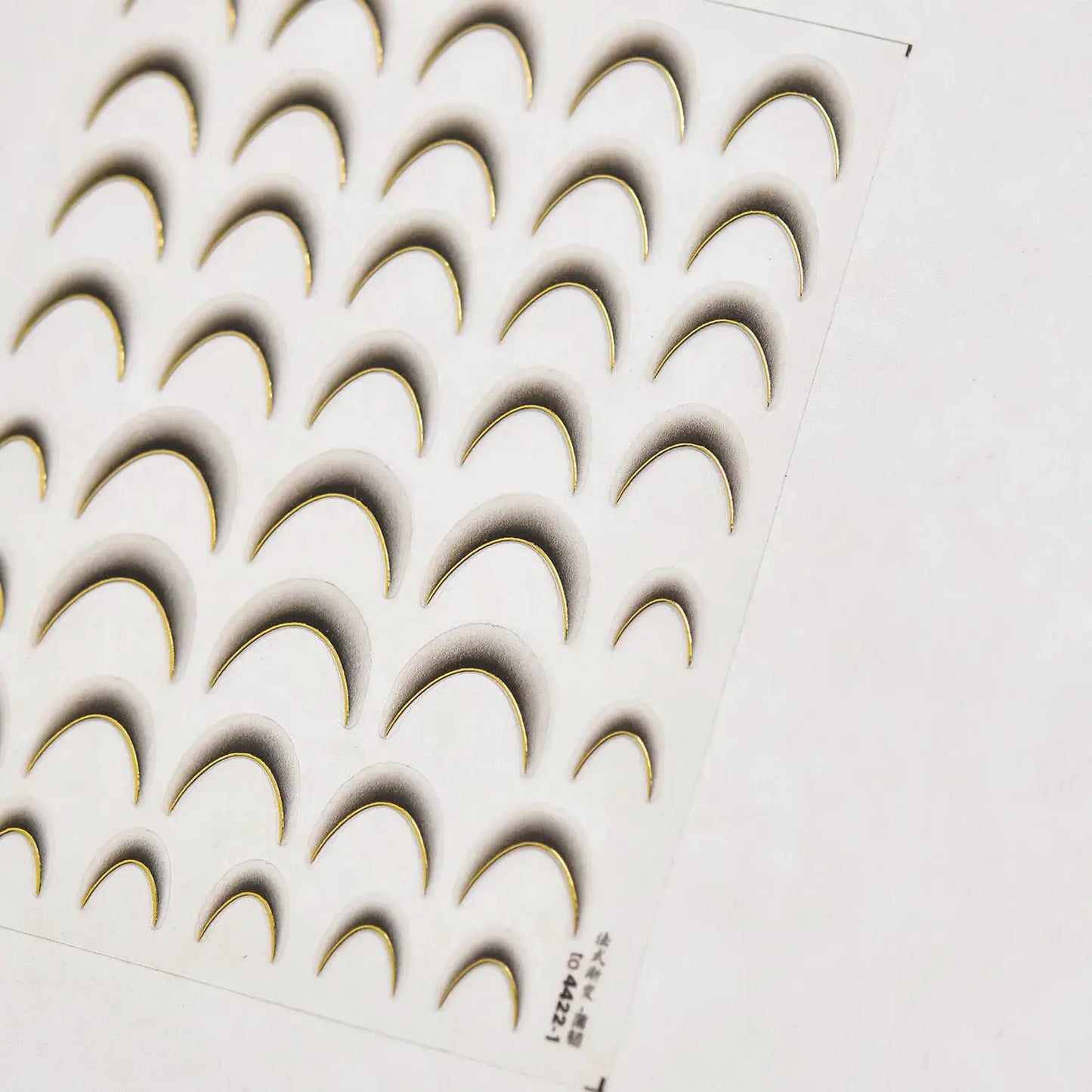 Embossed Nails Sticker 5D Japanese Retro Nail Art Stickers White French Line Adhesive Nail Art Sliders DIY Manicure Decor Decals from PriceLows™